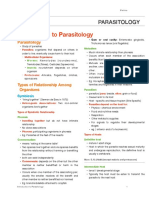 Intro To Parasitology PDF