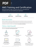 AWS Training & Certification Overview - Flyer PDF