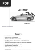 Mercedes SLK R171 Vario Roof Operation