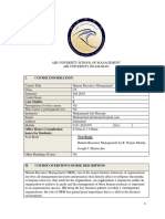 Course Outline - HRM-AUSOM