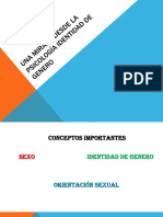 Una Mirada Desde La Psicología Identidad de Genero