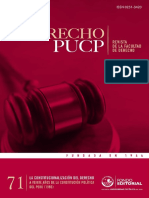 EL DERECHO CONSTITUCIONAL Derechopucp - 071 PDF