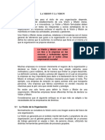 La Visión y Misión, guía para el éxito empresarial