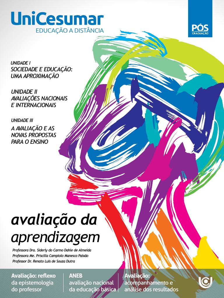 Avaliação Da Aprendizagem | PDF | Educação à distância | Aprendizado