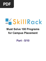 Must Solve 100 Programs Part 5 - 10