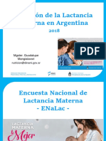 TP N° 10d - Situacion de la Lactancia Marterna en la Argentina (2018)