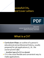 Lecture 9 Writing CVs and Resumes