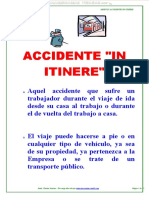 Material Accidentes in Itinere Trabajadores Laborales Recomendaciones Seguridad Conductor Instalaciones Emergencias PDF