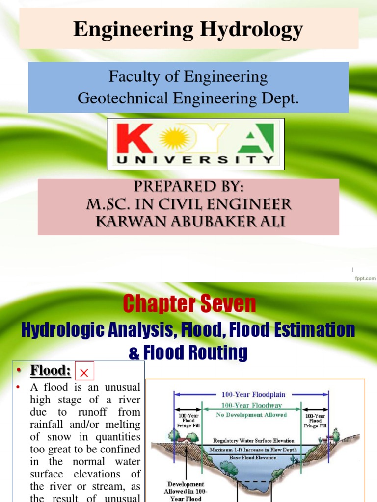 Inglis Formula for Flood Estimation | PDF | Flood | Drainage Basin