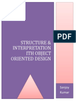 Structure & Interpretation With Object Oriented Design