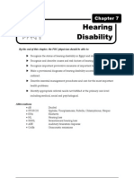 Hearing Disability: by The End of This Chapter, The PHC Physician Should Be Able To