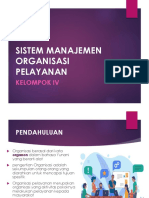 Sistem Manajemen Organisasi Pelayanan