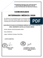 Loayza Elección de Plazas Internado Medico 2020 - 20191206111015 PDF