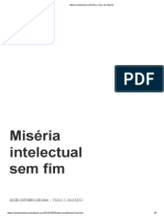 Artigo-Miséria intelectual sem fim _ Casa de Autores