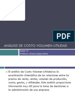 Sesion #5 Análisis de Costo-Volumen-Utilidad