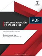Descentralización Fiscal en Chile