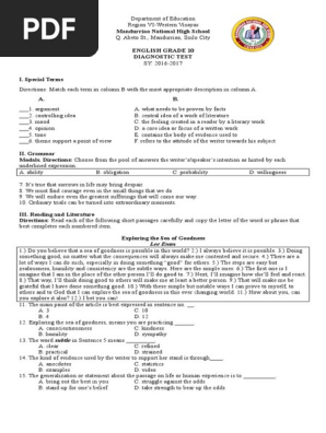 diagnostic test g10