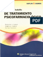 Kaplan Sadock Manual de Bolsillo de Tratamiento Psicofarmacológico 5a Ed - Benjamin J Sadock PDF