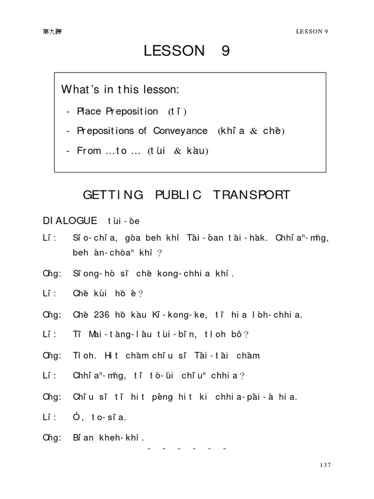Lesson 9 PDF | PDF