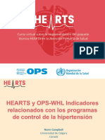HEARTS y OPS-WHL Indicadores relacionados con los programas de control de la HTA NORM CAMPBEL