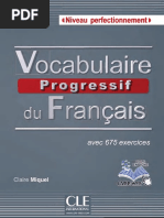 Vocabulaire progressif du français - Niveau avancé (B2/C1) - Corrigées