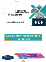 Kemenko Bidang Perekonomian - Tantangan Logistik Pada Industri Manufaktur Di Era Digital PDF