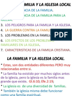 La Familia y La Iglesia Local