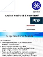 Analisis Kualitatif and Kuantitatif
