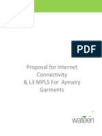 Ajmairy Garments CIR Internet & L3 Mpls Proposal