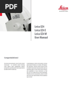 Leica E-Series UserManual EN