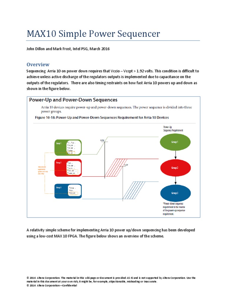Simple Power Sequencer Design For MAX10 Rev2 | PDF | Power Supply ...