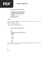 Python Assignment