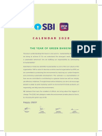 2019 11 1761 SBI - Calendar 1 - 2020