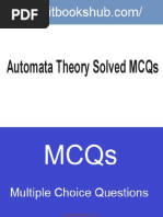 Automata Theory Solved Mcqs