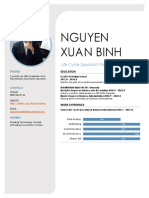NGUYEN XUAN BINH_12418064 CV for Life Cycle Specialist Position