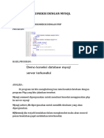 Koneksi Dengan Mysql