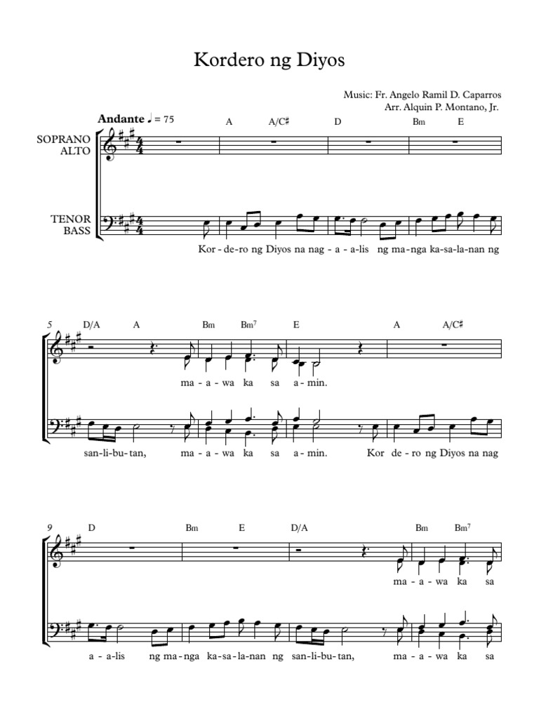 Kordero NG Diyossatb FR Ard Caparros PDF | PDF