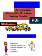 Analysing Quantitative Data