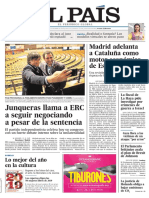 El País, Portada 21-12-19