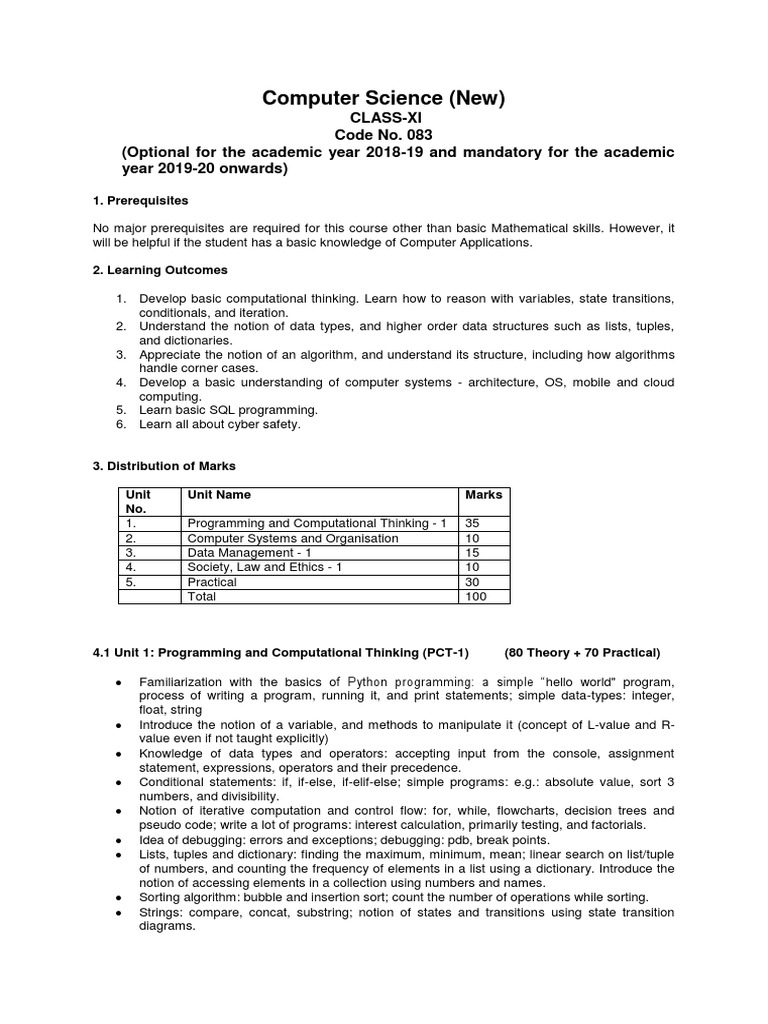 14 Computer Science New PDF | PDF | Computer Network | Computer Program