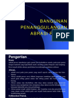 2.1 Bangunan Penanggulangan Abrasi Pantai (TEMBOK LAUT)