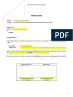 FORM - Surat Permintaan Referensi Bank - PROJECT