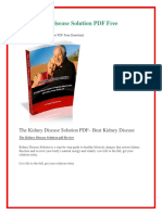 The Kidney Disease Solution PDF Free Download The Kidney Disease Solution PDF Free Download PDF