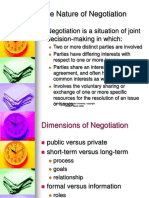 Nature of Negotiation