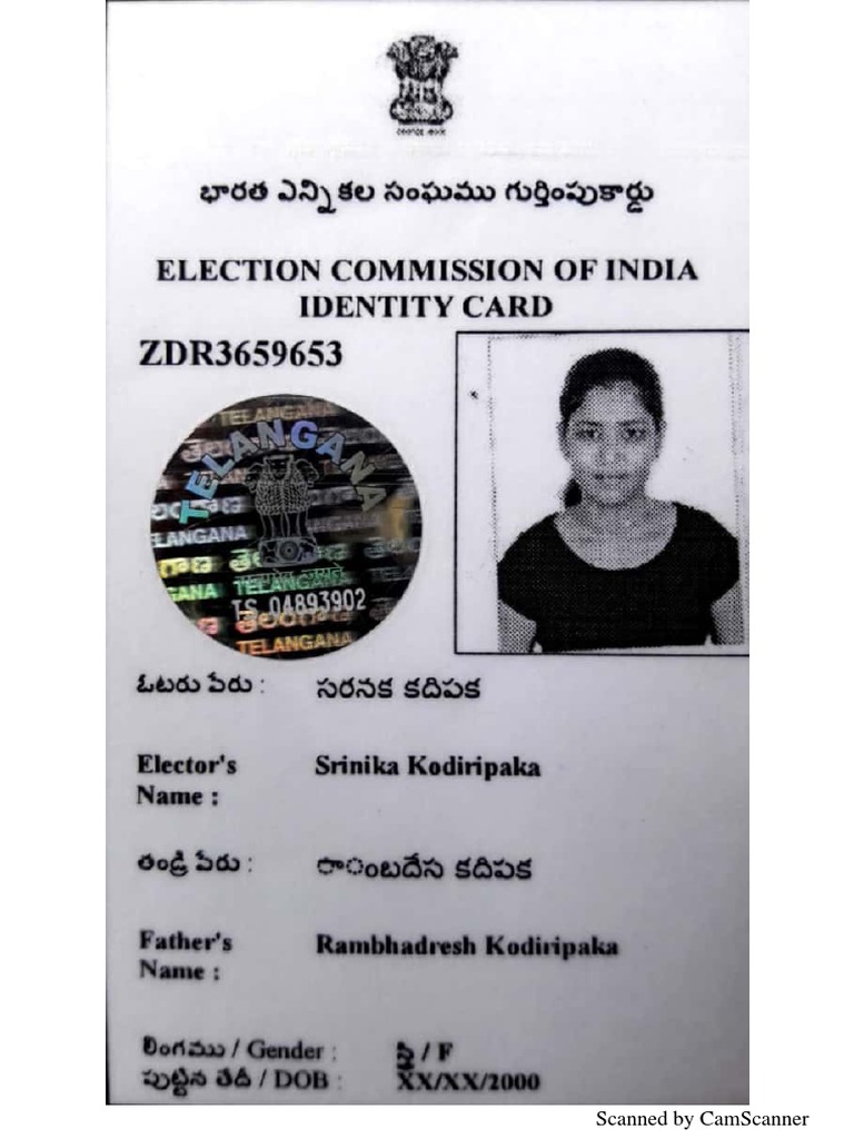 Voter Id | PDF