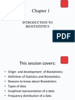 1 Introduction To Biostatistics