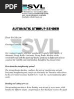 SVL AUTOMATIC STIRRUP MACHINE