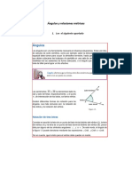 Ángulos y Relaciones Métricas