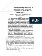 Geographical  and  seasonal  distribution  of  the  coconut mite,  Aceria guerreonis (Acari  Eriophyidae),  in  Puerto  Rico  and  Florida,  US