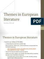 Themes in European Literature